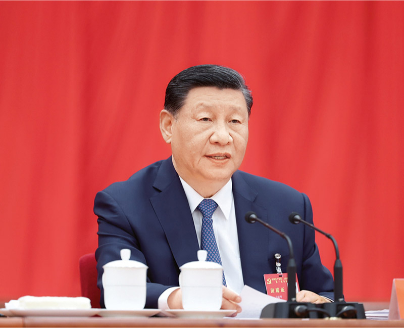 中國共產黨第二十屆中央委員會第三次全體會議,于2024年7月15日至18日在北京舉行。中央委員會總書記習近平作重要講話。 新華社記者 鞠鵬/攝